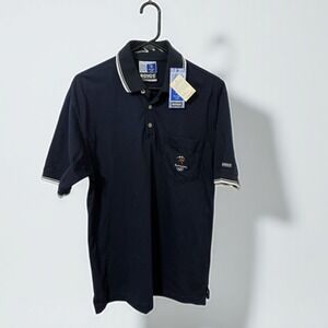 NWT Sydney 2000 Olympics Bonds Men Polo Shirt Small Blue Embroidered Short SL